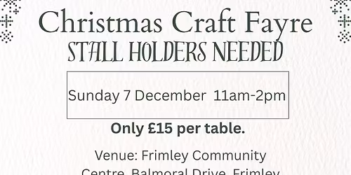 Christmas Craft Fayre