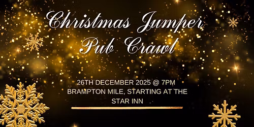 North East Derbyshire YFC Christmas Jumper Pub Crawl