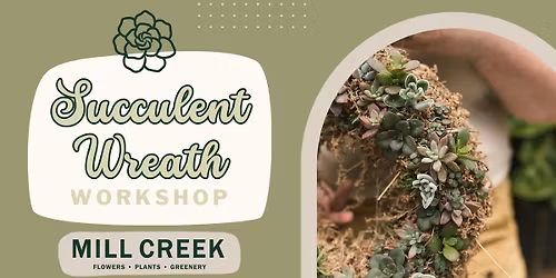 Living Succulent Wreath Workshop