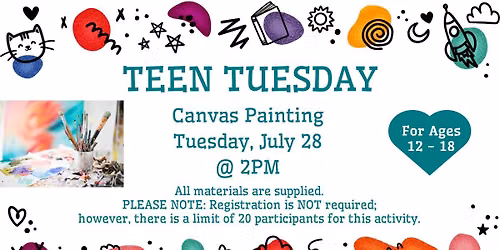 Teen Tuesday - Canvas Painting
