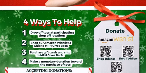 7th Annual Hope for the Holidays Christmas Toy Drive presented by MPH Gives Back