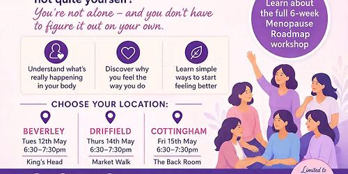 FREE Menopause Masterclass - Driffield