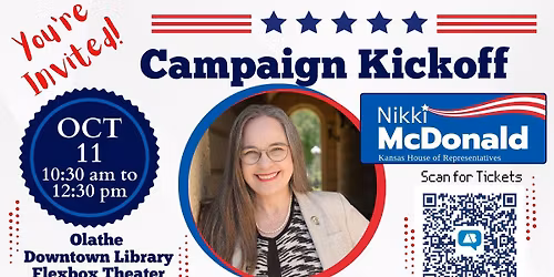 McDonald for Kansas Campaign Kickoff