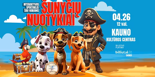 Interaktyvus spektaklis vaikams "\u0160uny\u010di\u0173 nuotykiai" | Kaunas