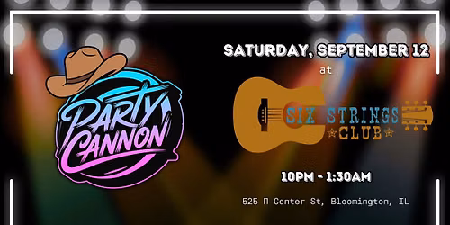 Party Cannon: Pop, Rock & a Little Yeehaw @ Six Strings