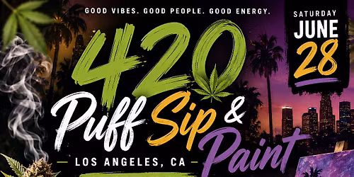 Puff sip and paint LA