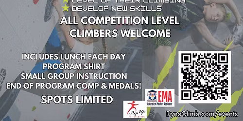 TWO DAY YOUTH INTENSIVE PROGRAM FOR COMP CLIMBERS