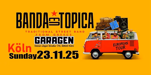 BANDA ENTOPICA Traditional Music Street Band from Greece \/ K\u00d6LN