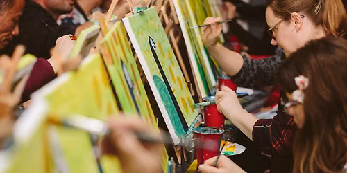 Painting party in Farnham: The Princess Royal