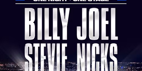 Billy Joel and Stevie Nicks at Ford Field