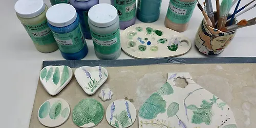 Botanical Prints in Clay with Rayna Galati Dee Oliva