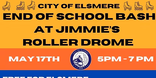 City of Elsmere End of School Bash at Jimmie's Rollerdrome