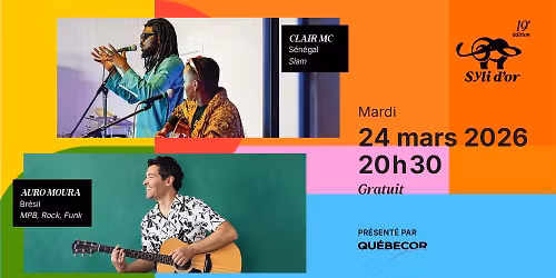 CLAIR MC & Auro Moura - Syli d'Or - 19e \u00e9dition 