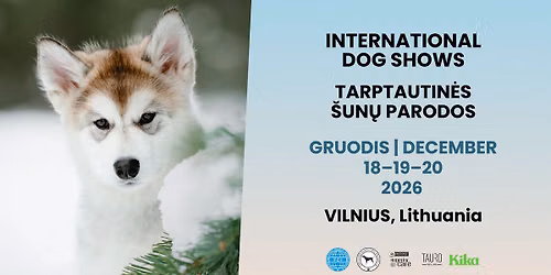 International Dog Shows \/ Tarptautin\u0117s \u0161un\u0173 parodos (CACIB VILNIUS)