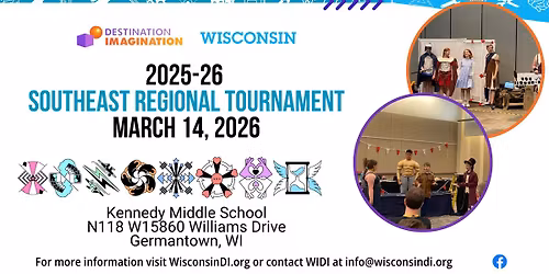2026 Southeast Regional Tournament - Wisconsin Destination Imagination
