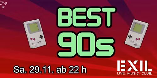 BEST 90s Party im EXIL G\u00f6ttingen