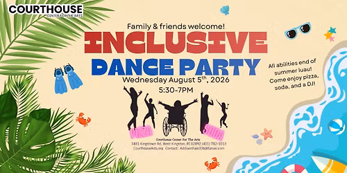 Just Dance - Inclusion Dance & Pizza Party 8\/5\/2026 WED 5:30PM