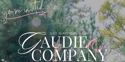 Gaudies 21st BASH x Black Friday \ud83d\udecd\ufe0f