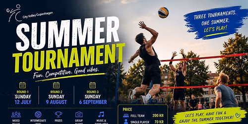 \ud83c\udfd0 City Volley Copenhagen Summer Tournament Series 2026 \u2600\ufe0f