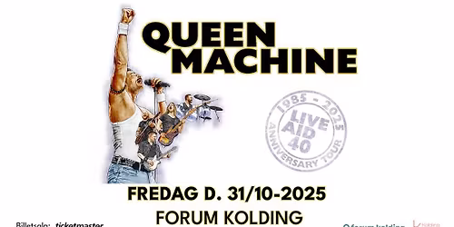 UDSOLGT - Queen Machine - 40 Years of Live Aid