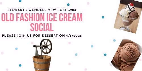 Old Fashioned Ice Cream Social