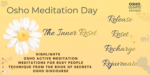 The Inner Reset- An OSHO Meditation Day