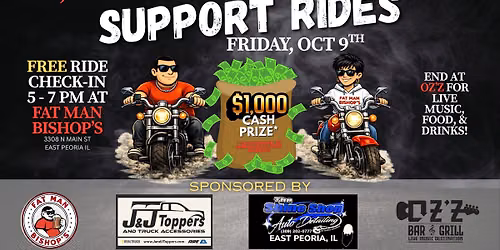 Fat Man Bishop\u2019s Support Ride | October 9th, 2026