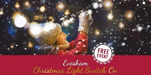 Evesham Christmas Lights Switch On