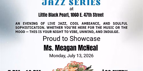 Brown Derby Jazz Series Presents Megan McNeal