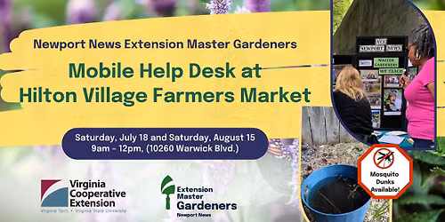 Mobile Help Desk with the Newport News Extension Master Gardeners
