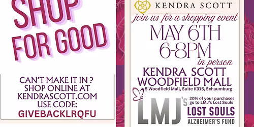 Kendra Gives Back- Shop for Good