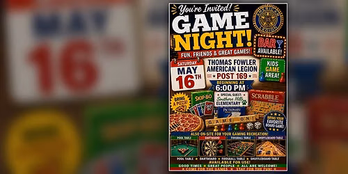 Game Night (Special Guests - Southern Hills Elementary Staff)