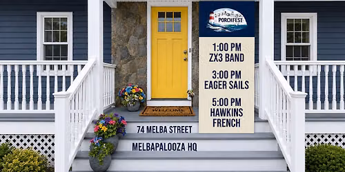\ud83c\udfb6 THE YELLOW DOOR IS WHERE THE FUN IS FOR MILFORD PORCHFEST EAST SHORE!! \ud83c\udfb6