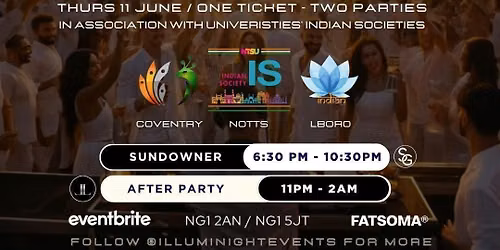 EAST MIDLANDS BOLLY SUNDOWNER : THE ALL WHITE EDITION I OFFICIAL AFTERPARTY INCLUDED
