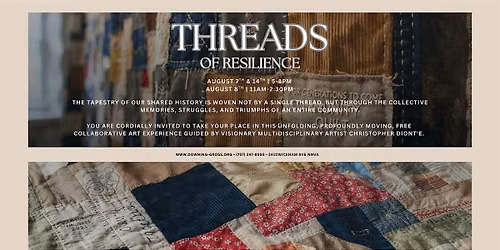 "Threads of Resilience" Community Quilt Creation Workshops