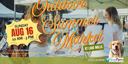 Outdoor Summer Market for OccuPaws
