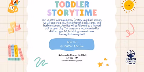 Toddler Storytime