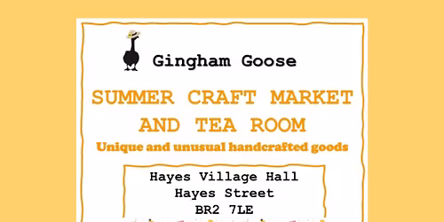 Summer Craft Market and Tea Room 