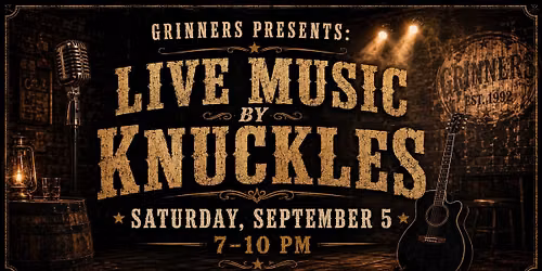 Grinners Live Music: Knuckles