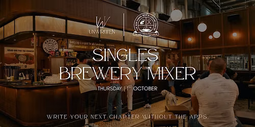 Singles Brewery Night - Unwritten x Bob Hawke Beer and Leisure Centre