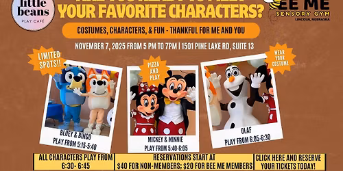 Costumes, Characters, & Fun - Thankful for Me & You