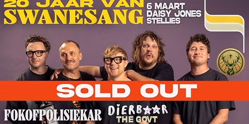 SOLD OUT | Fokofpolisiekar - 20 jaar van Swanesang (The Daisy Jones Bar, Stellenbosch)