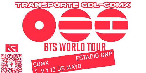 Transporte desde Guadalajara al Concierto de BTS en la CDMX