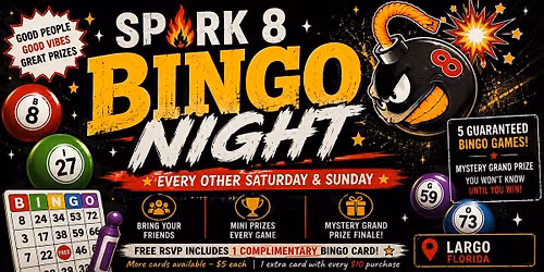 Spark 8 Bingo Night | Largo