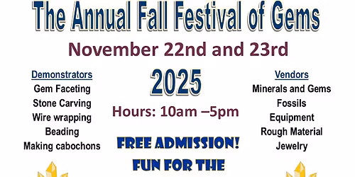 Fall Festival of Gems