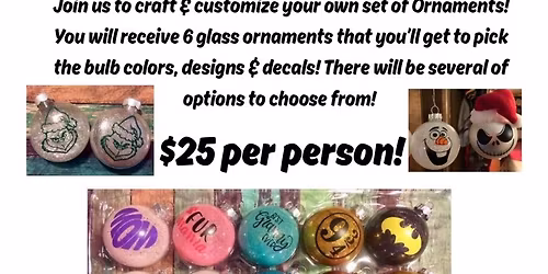 Ornament Making Class