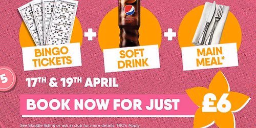 Spring Fling Tickets - Buzz Bingo Crawley 17\/04