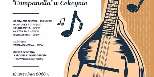 KONCERT\r\nJUBILEUSZOWY\r\nz okazji 55-lecia Orkiestry "Campanella"