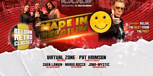 MADE IN BELGIUM \u2022 VIRTUAL ZONE, PAT KRIMSON & MORE