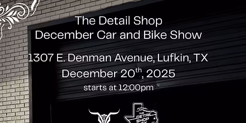 The Detail Shop Car Show 